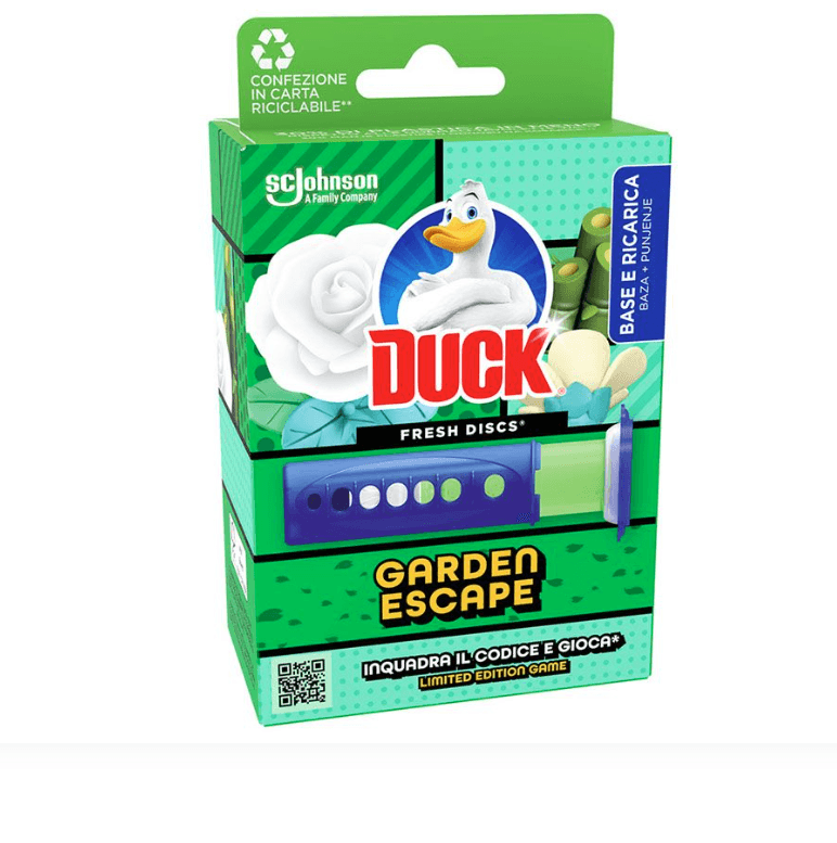 Duck FDISC WC osveživač Garden Escape Baza, 36ml