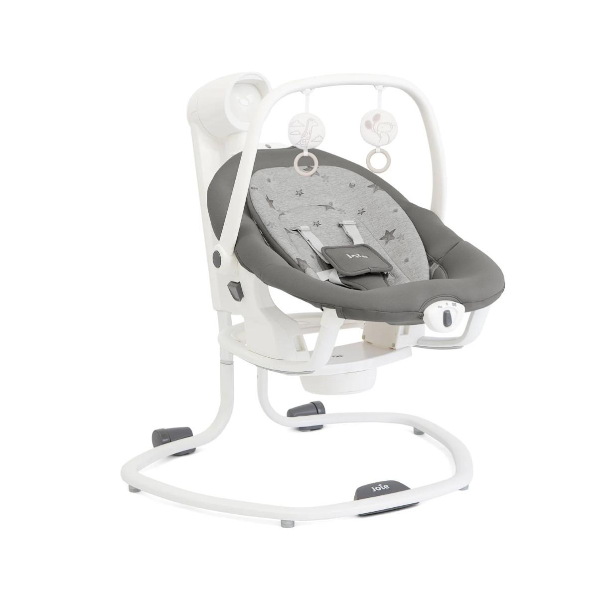 JOIE Njihalica za bebe Serina Cosmo, 2u1, Siva