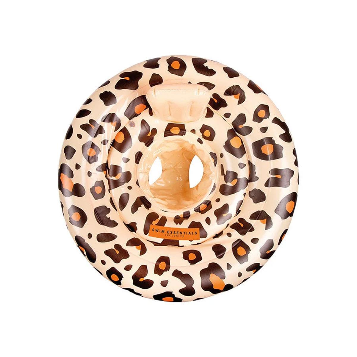 Swim Essentials Guma za plivanje za decu, 0-1g, Leopard print, Krem