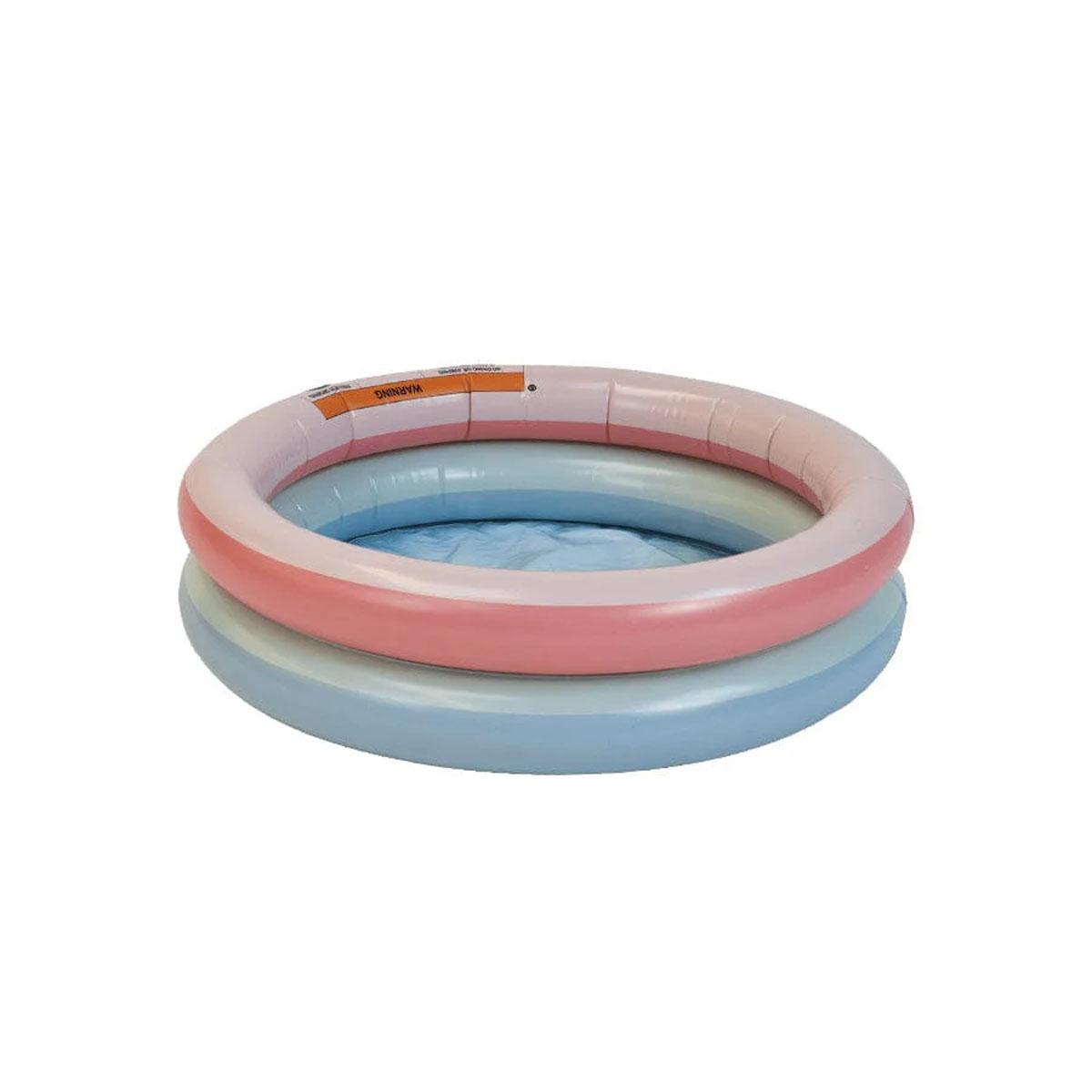 Swim Essentials Bazen za bebe, 60cm, Roze-plavi