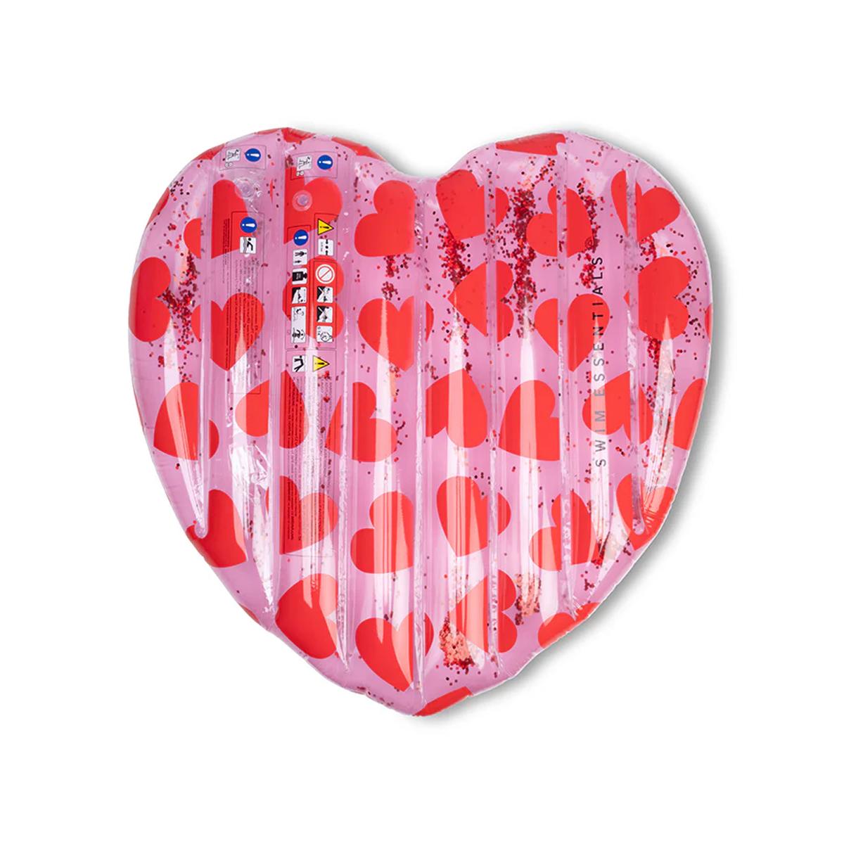 Swim Essentials Dečiji dušek za vodu, 150x100cm, Roze-crveni