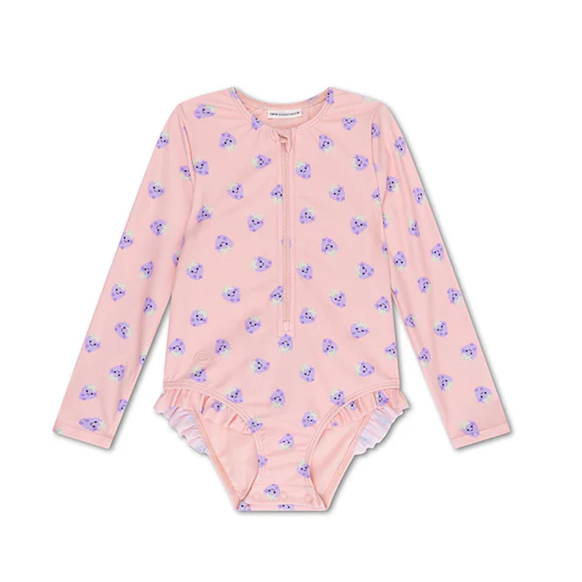 Swim Essentials Kupaći kostim sa dugim rukavima za devojčice, Roze