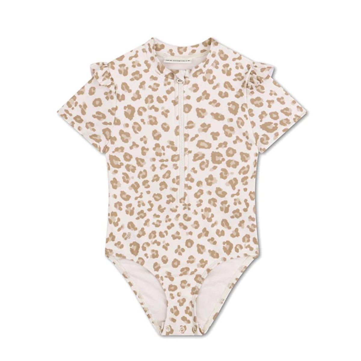 Swim Essentials Kupaći kostim sa dugim rukavima za devojčice, Bež