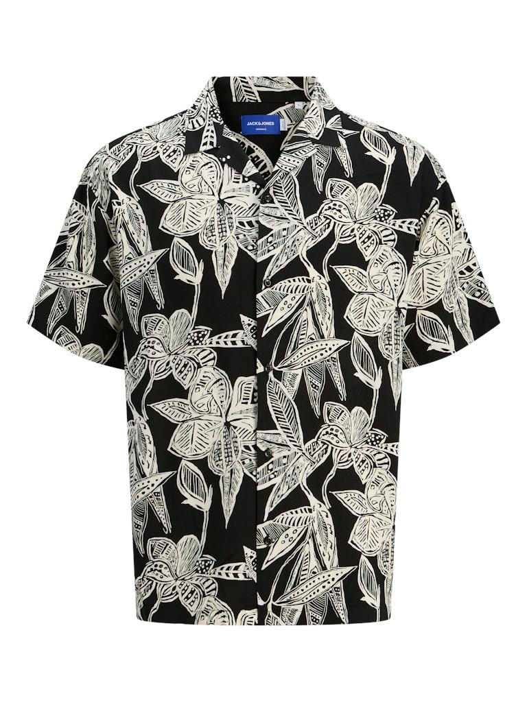 JACK & JONES Muška košulja 12274953, Crno-bež