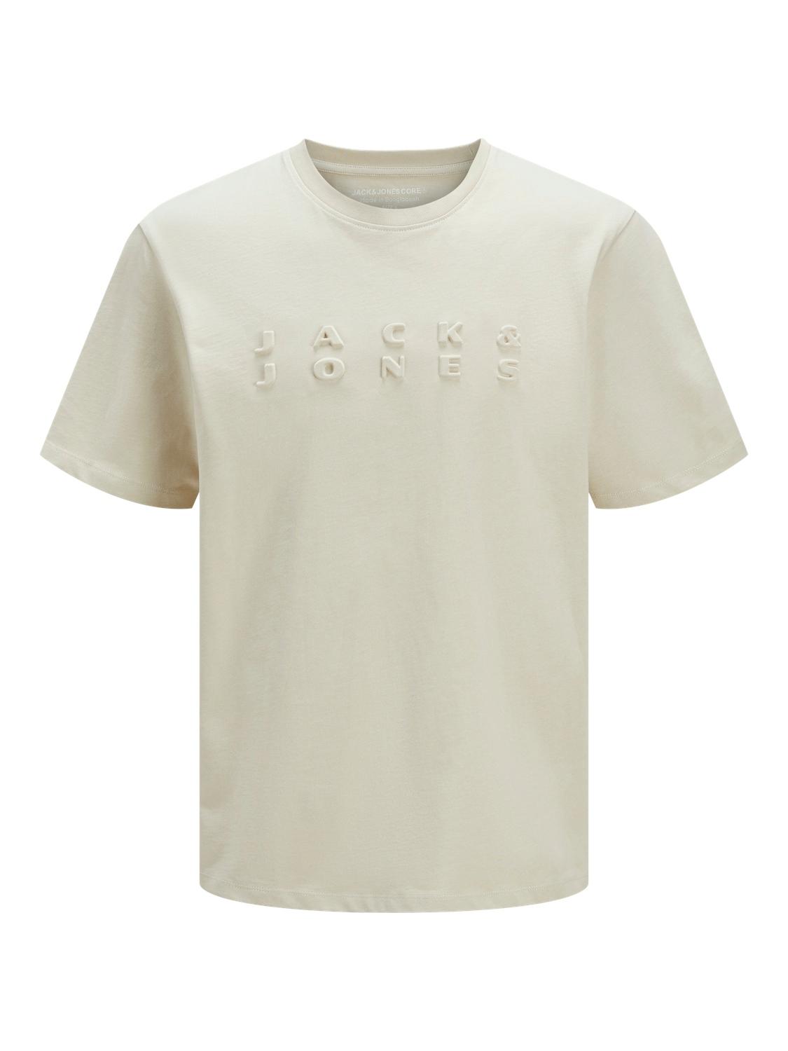 JACK & JONES Muška majica 12273295, Krem