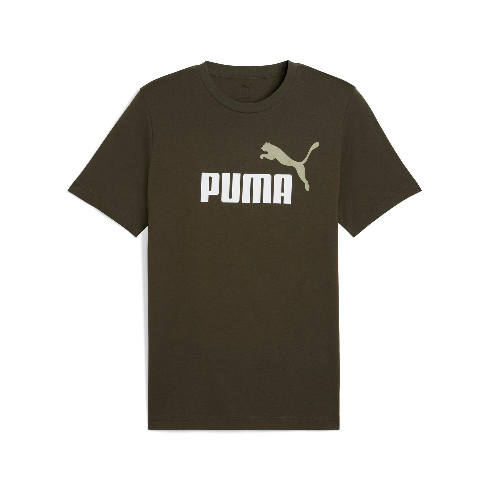 Puma Muška majica ESS 2 COLOR No. 1 Logo Tee, 684708-70, Maslinasta