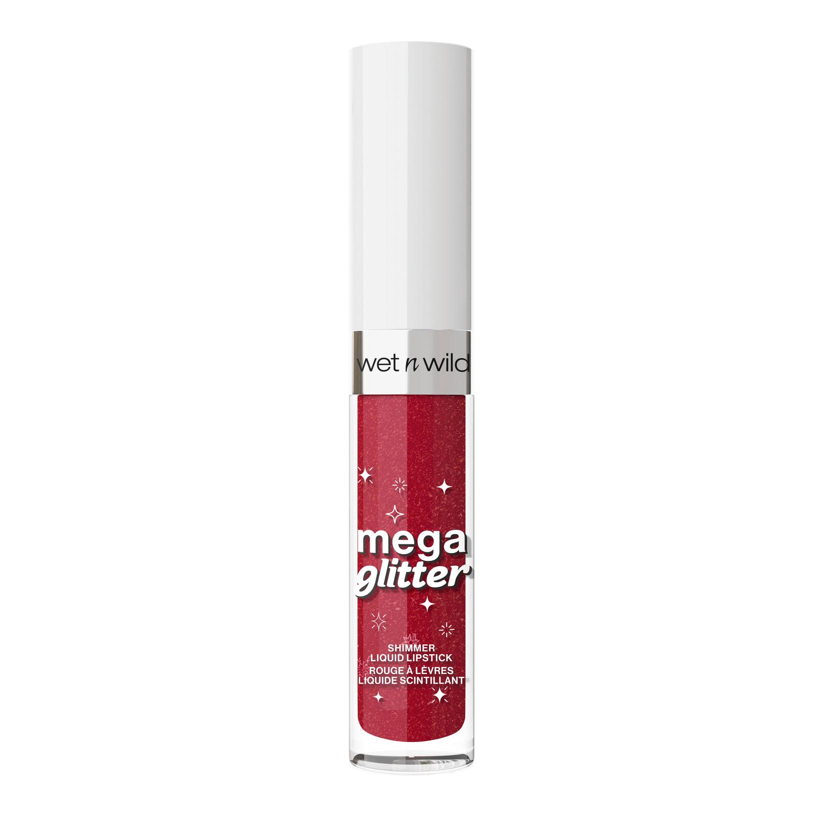 Wet n Wild Tečni ruž Mega Glitter Shimmer, New soulmate, Crvena, 2.8ml