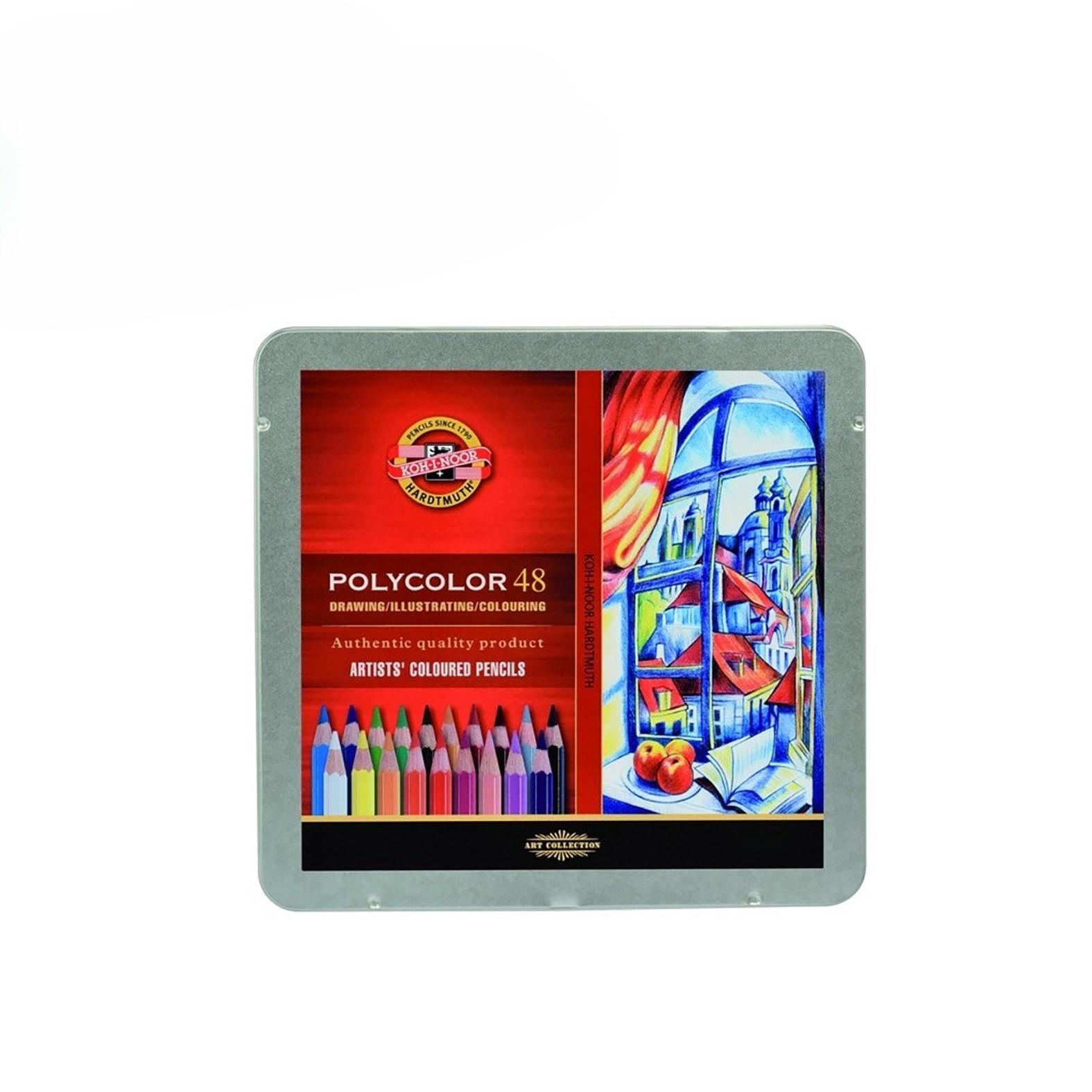 Koh-I-Noor Set drvenih bojica Polycolor 382608, 48 komada