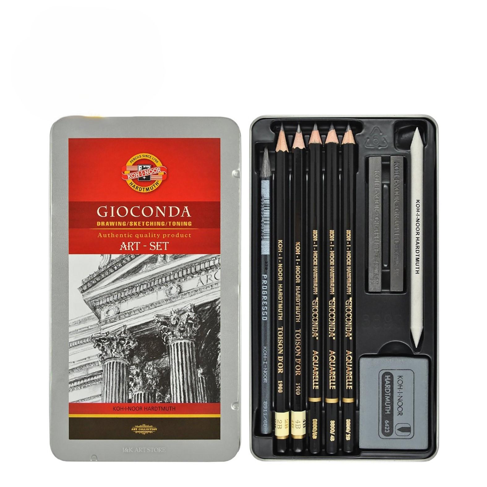 Koh-I-Noor Set za skiciranje Gioconda 8893, 10 komada