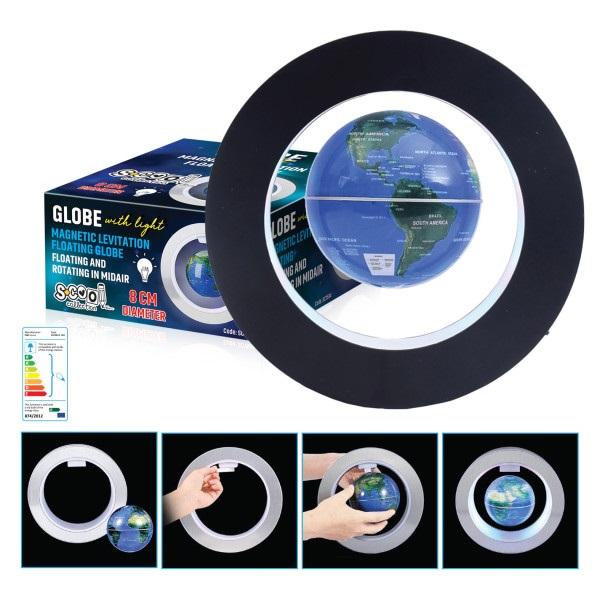 S-Cool Školski globus Lux magnetni SC1504, Svetleći, 8cm