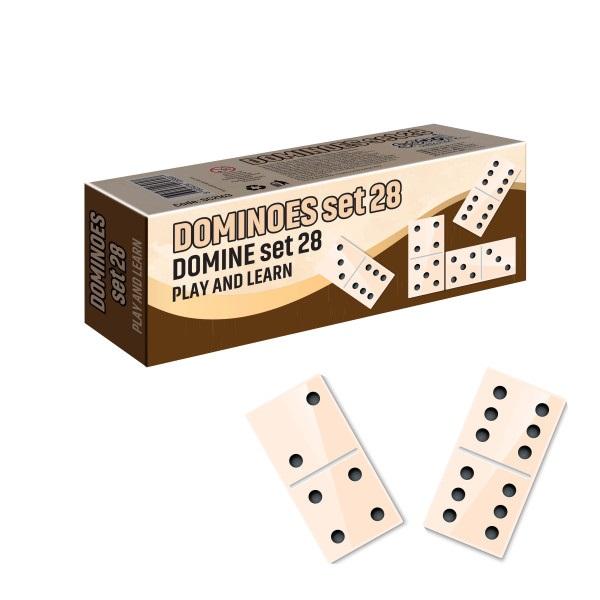 S-Cool Domine sa drvenom kutijom SC2163, 28 komada