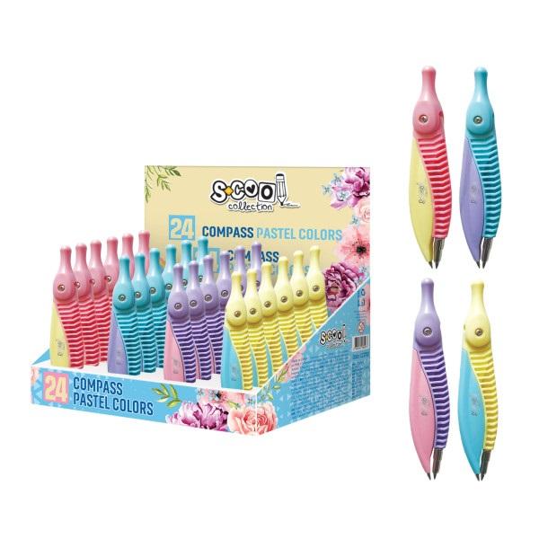 S-Cool Šestar Pastel SC2752, 24 komada