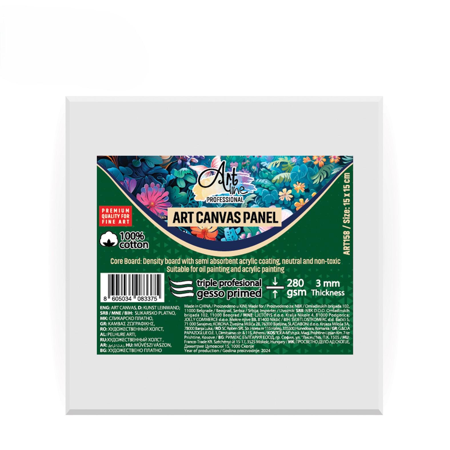 Artline Slikarski panel ART 157, 15x15cm, 280gsm, Belo