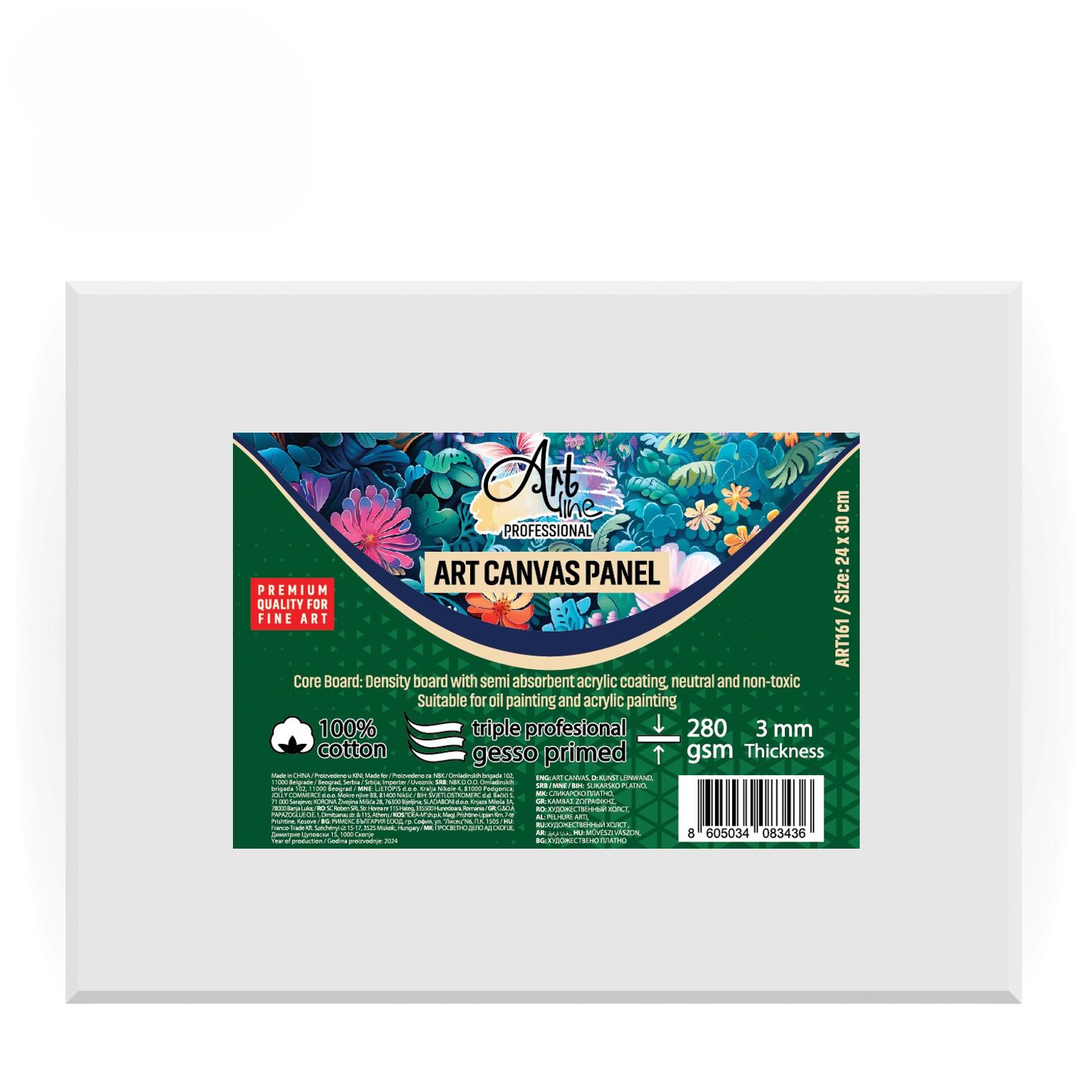 Artline Slikarski panel ART 161, 24x30cm, 280gsm, Belo