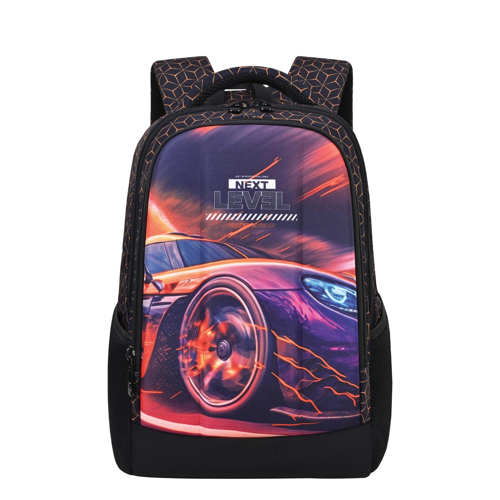 S-Cool Ranac sa ojačanim leđima Race car SC2955, 40x29x14cm, Crni