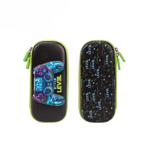 S-Cool Prazna pernica za dečake SC3025, 22x11x5cm, Crna