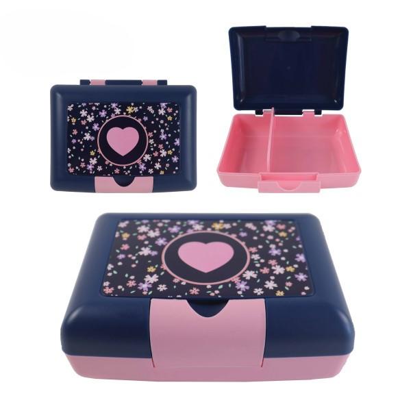 S-Cool Kutija za užinu za decu SC3112, 17.5x13.6cm, 900ml, Teget-roze