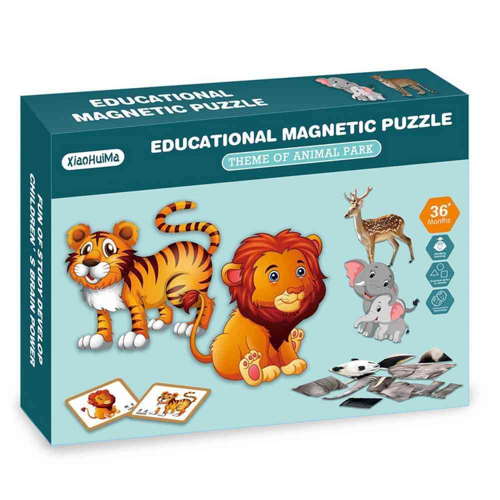 Selected image for BEST LUCK Magnetne puzzle Divlje životinje