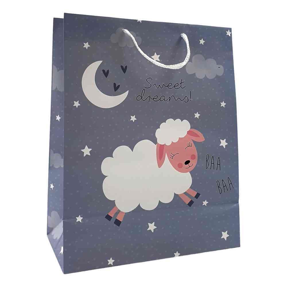 EUREKA Ukrasna kesa Large Sweet dreams sheep 26x32x12 cm