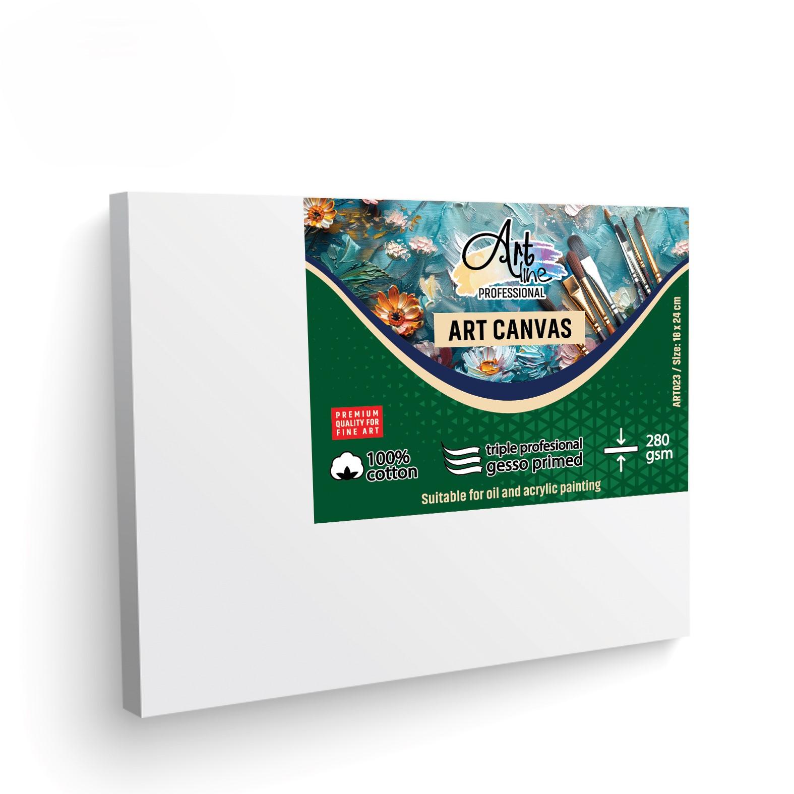 Artline Slikarsko platno, 18x24cm, 280gsm, Belo