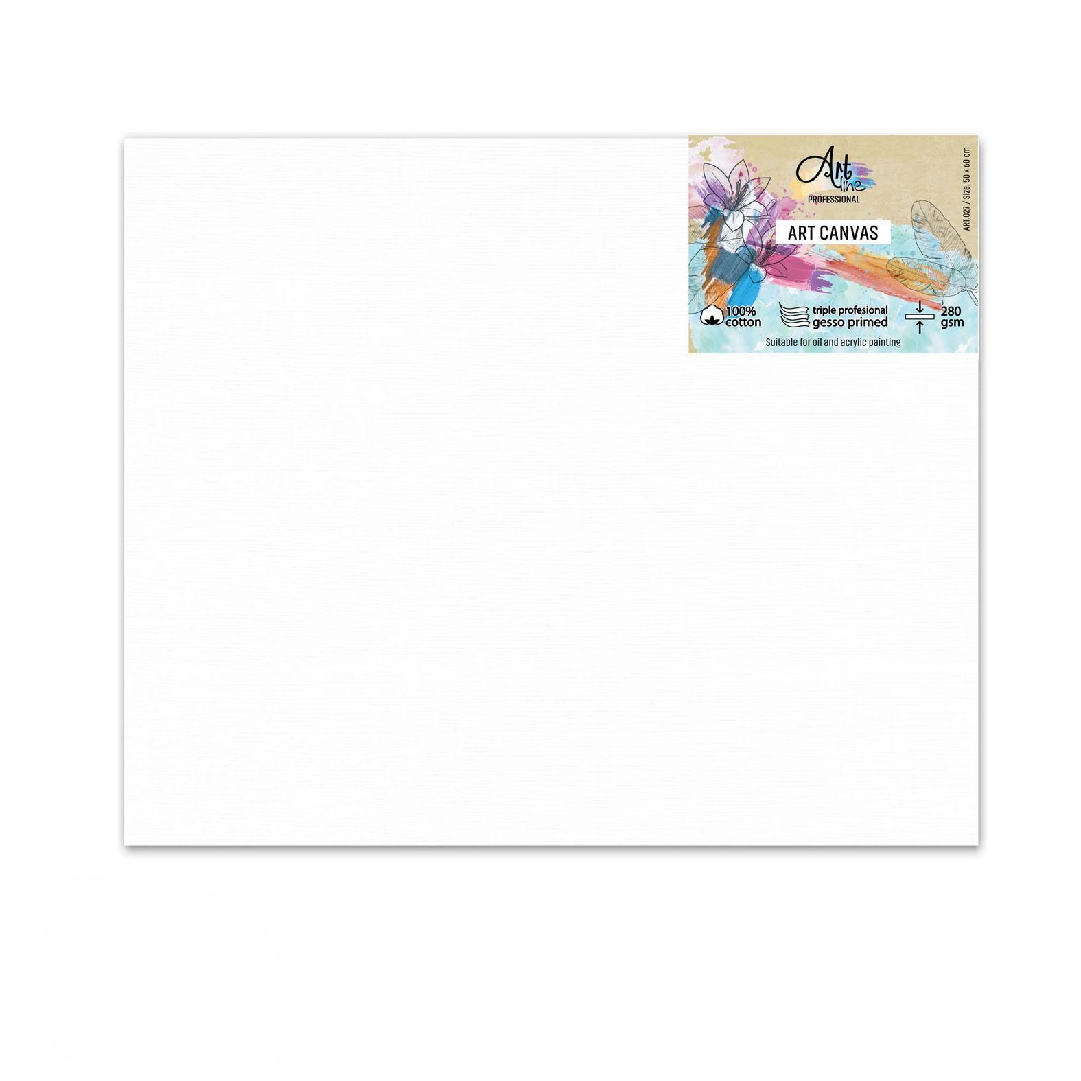 Artline Slikarsko platno, 50x60cm, 280gsm, Belo