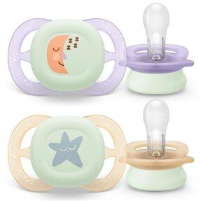 Philips Avent Varalica Starter noćna 0-2m, Moon/Star, 2 komada