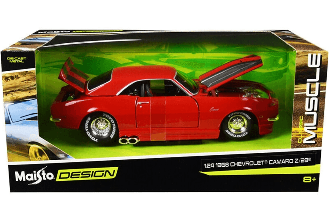 MAISTO Metalni model autića 1:24 Design Classic-Muscle Chev 32508 crveni