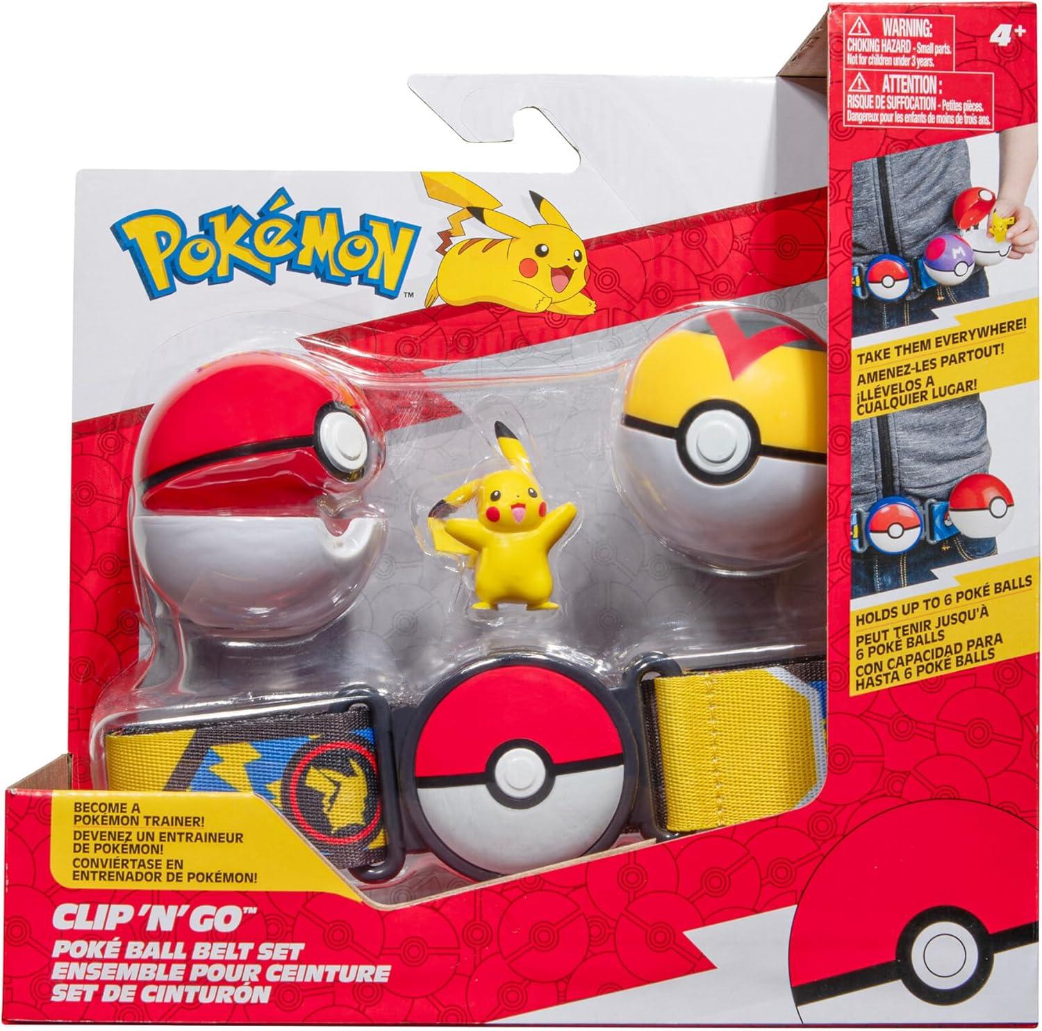 Jazwares Pokemon kugle na kaišu sa figurom Pikachu