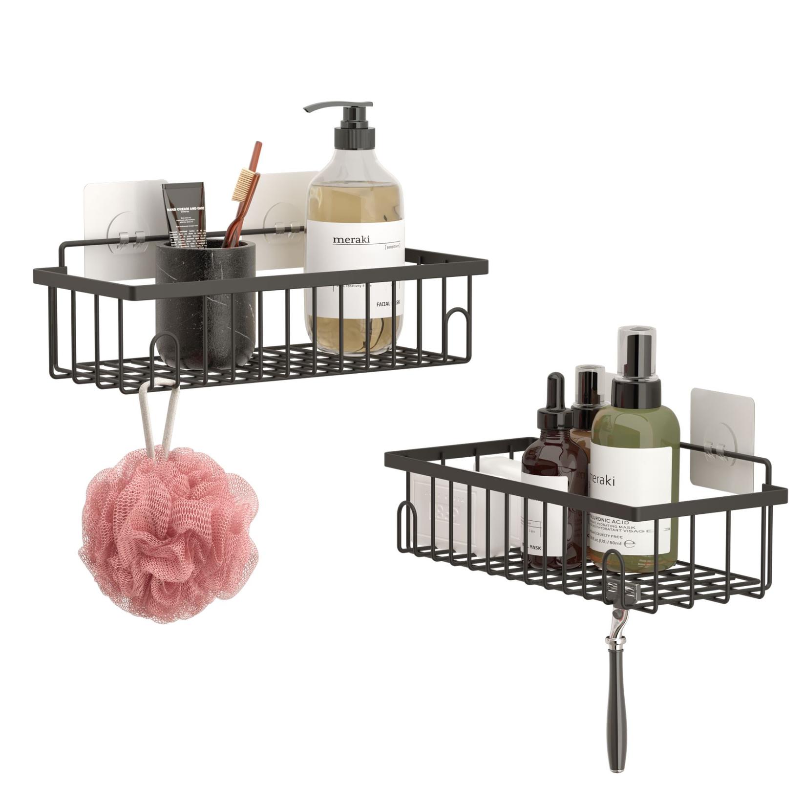 TEKNO-TEL Žičana polica 2/1 duboka  st141, Crna