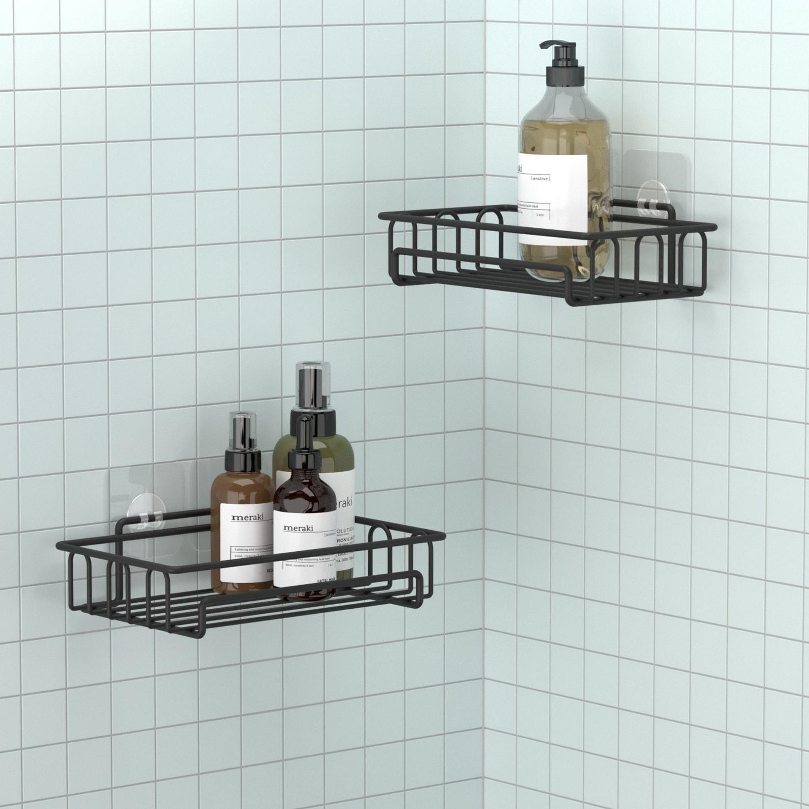 TEKNO-TEL Žičana polica 2/1 ravna  st242, Crna