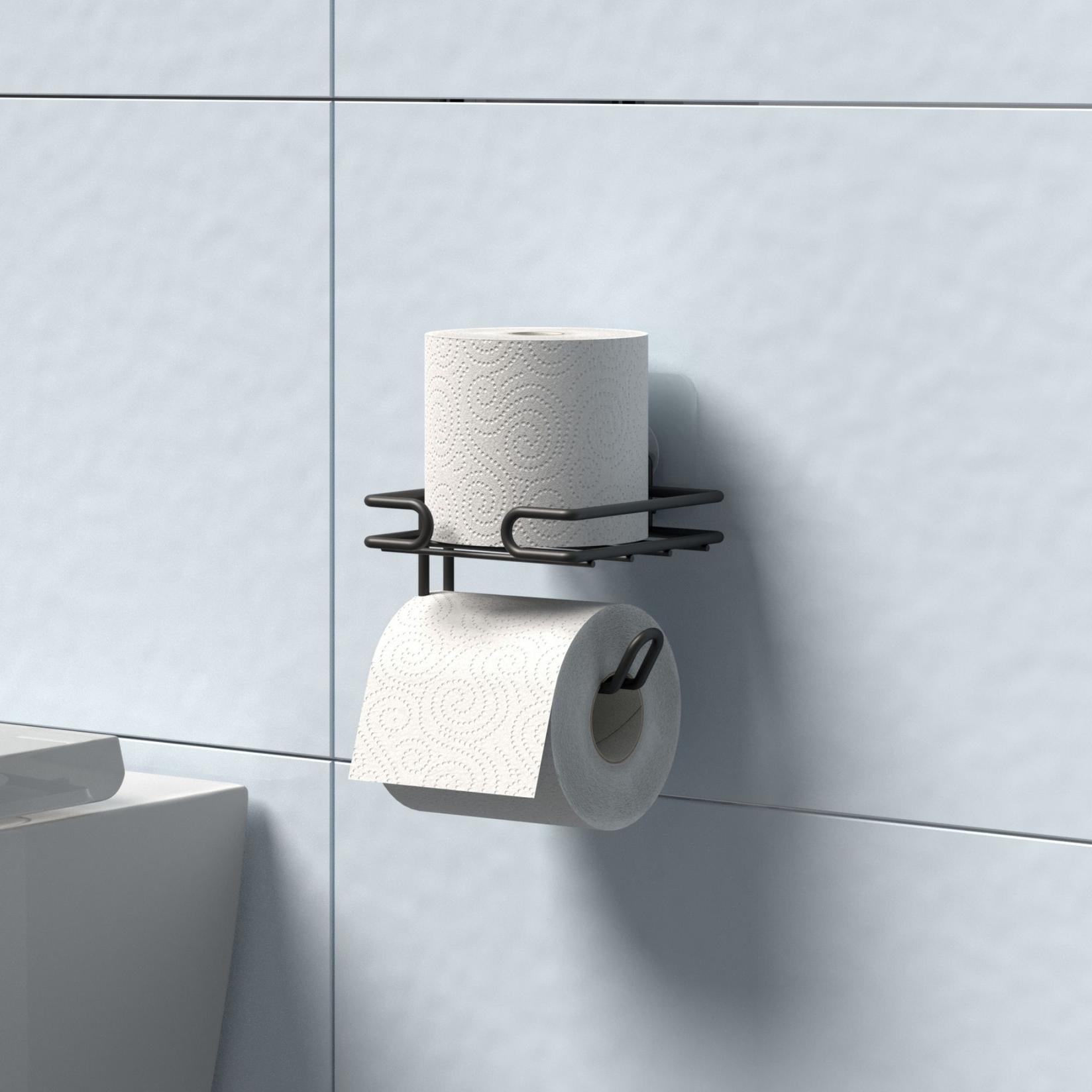 TEKNO-TEL Držač za toalet papir ST 275, Crni