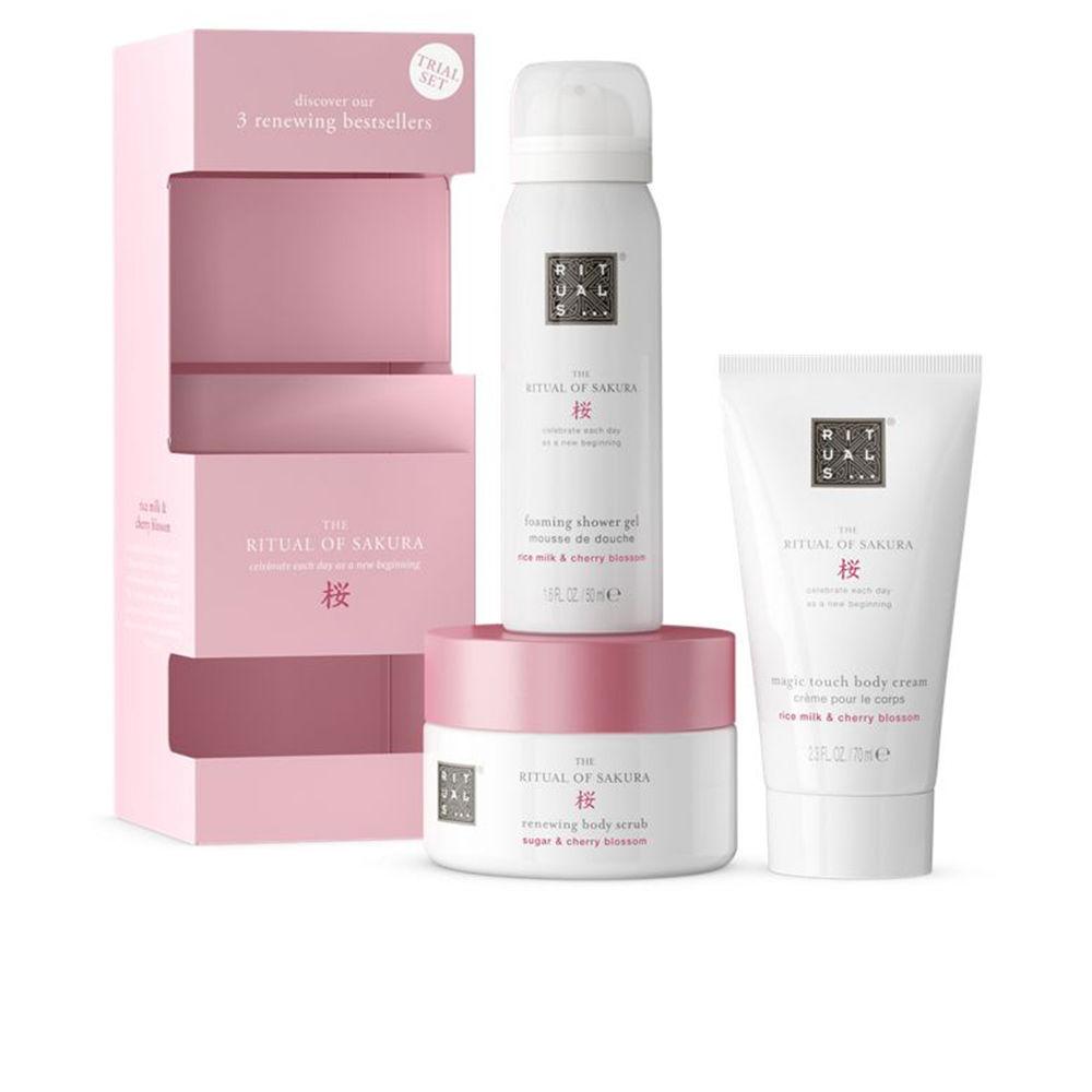 RITUALS Sakura Set Piling za telo 125 g + gel za tuširanje 50 ml + krema za telo 70 ml