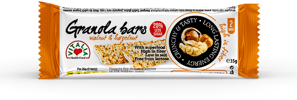 Vitalia Ganola bar, Orah i lešnik, 35g
