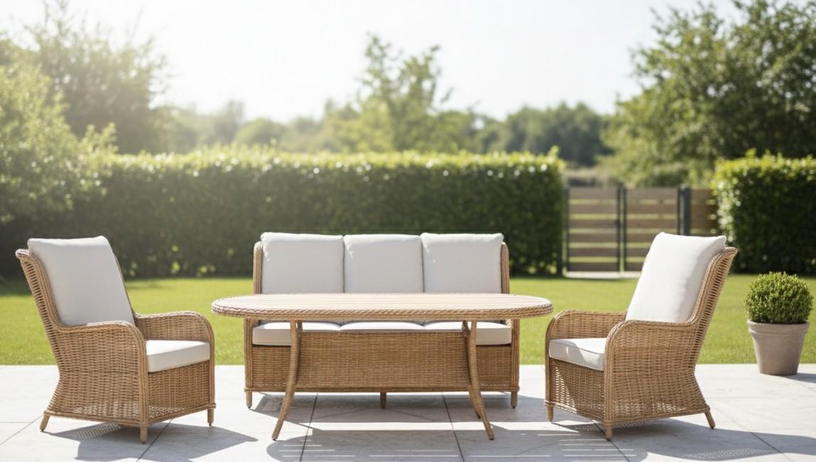 Zen Garden Baštenska garnitura Palmera, Krem