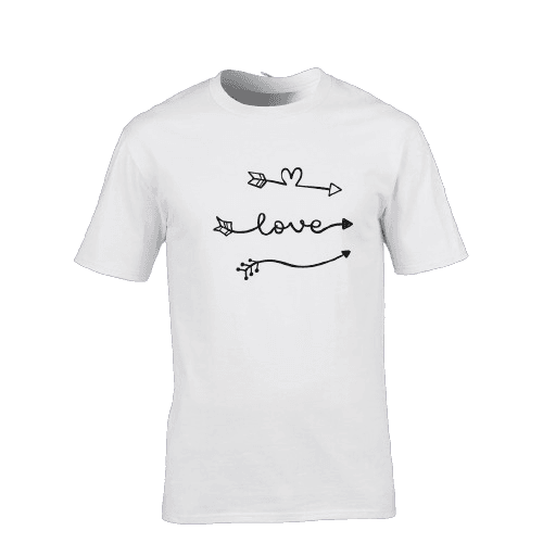 PREMIUM GILDAN Muška majica Strela 1, Bela