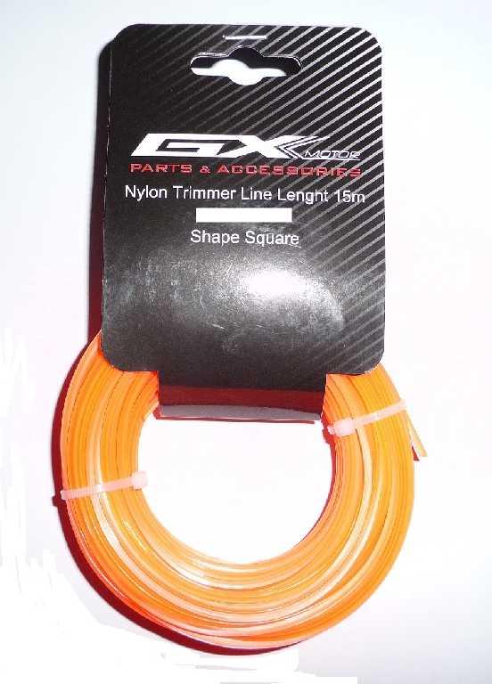 Struna za trimere, 2.0mm, 15m, Četvrtasta