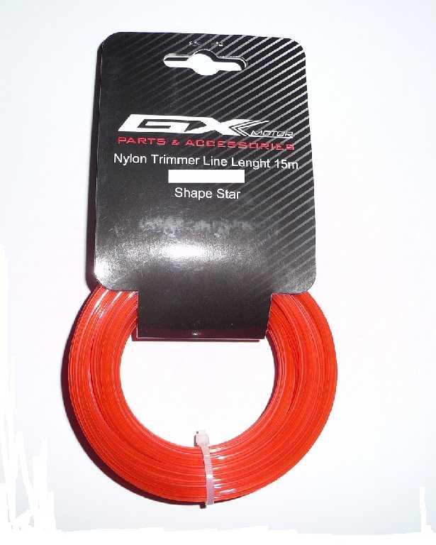 Struna za trimere, 3.0mm, 15m, Zvezdasta