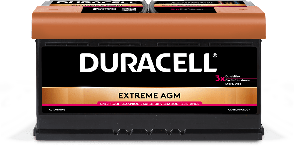 DURACELL Akumulator EXTREME AGM 12v, 92Ah, D+, 850A, 354*175*190, stop-start sistem