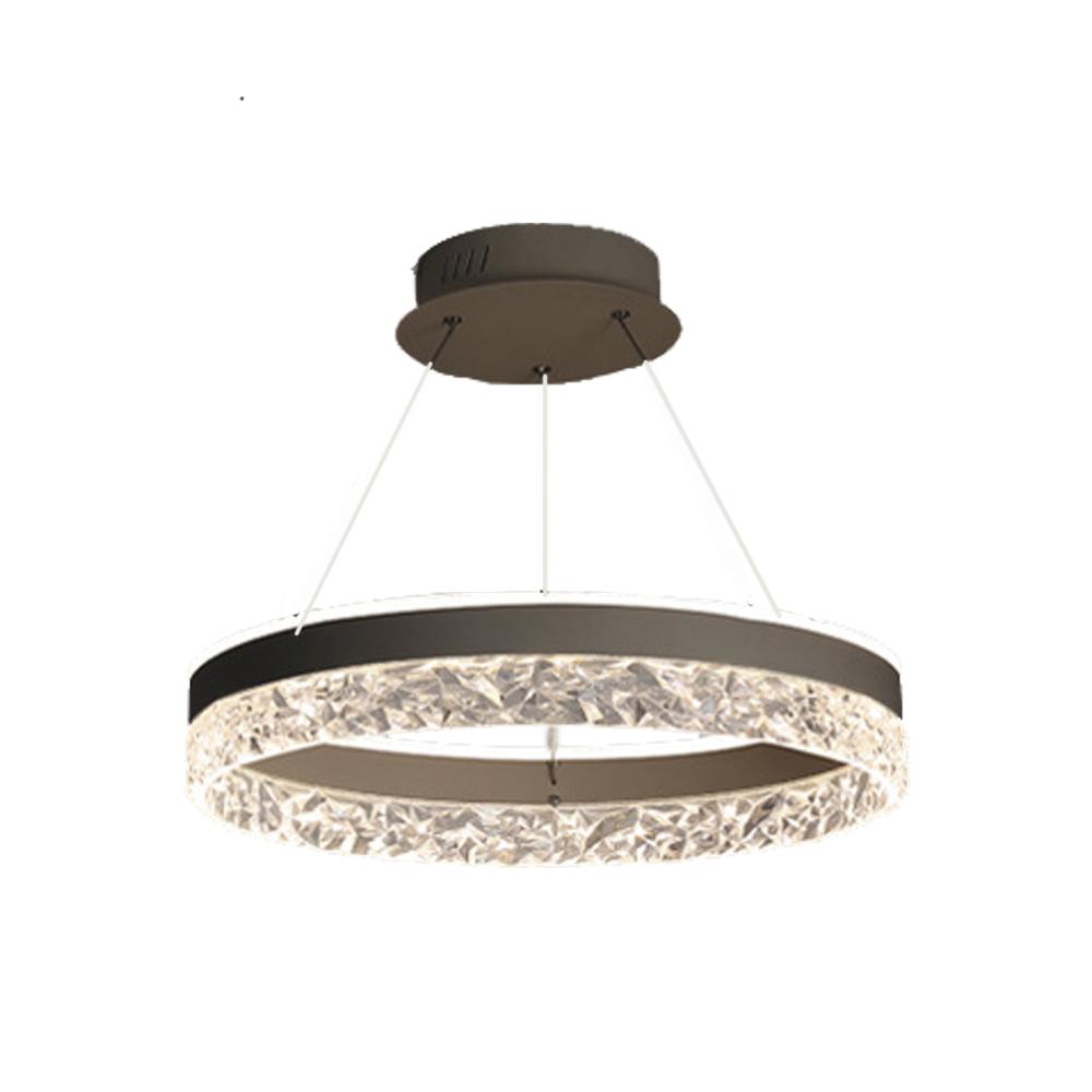 LED luster sa podesivim zatamnjivanjem, Crni