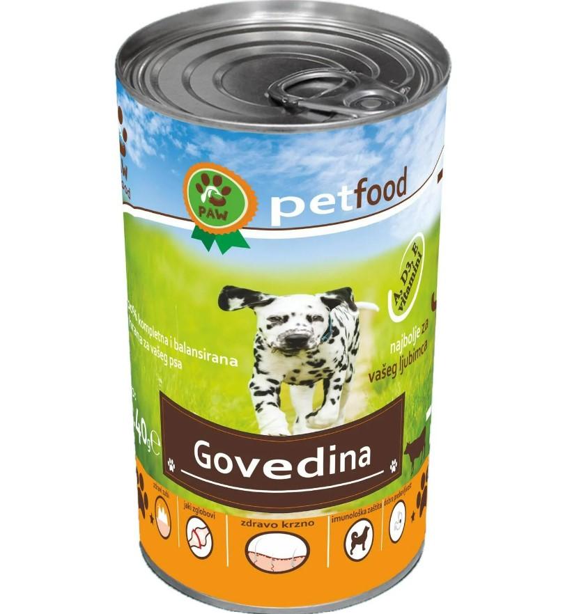 Selected image for PAWFOOD Hrana za pse sa ukusom govedine 1240g