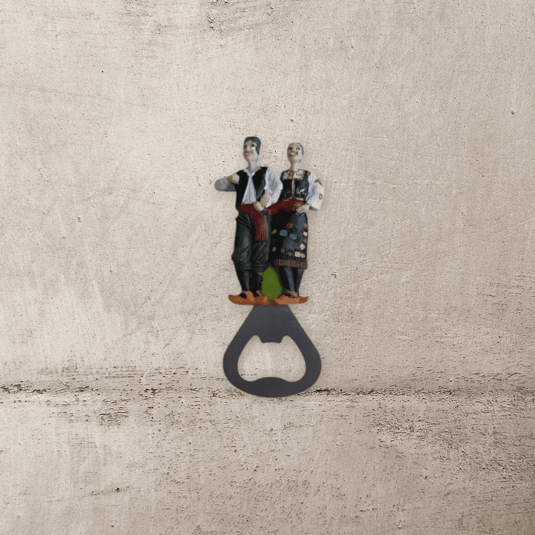 Otvarač za flaše par u narodnoj nošnji, Suvenir, Poklon