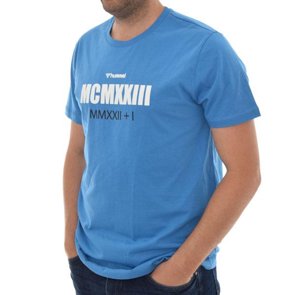 HUMMEL Muška majica Naesten T-Shirt S/S T911523-2107 plava