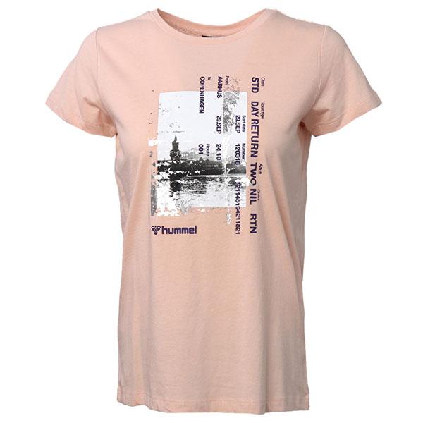 Selected image for HUMMEL Ženska majica Hmldromme T-Shirt S/S T911490-1051 roze
