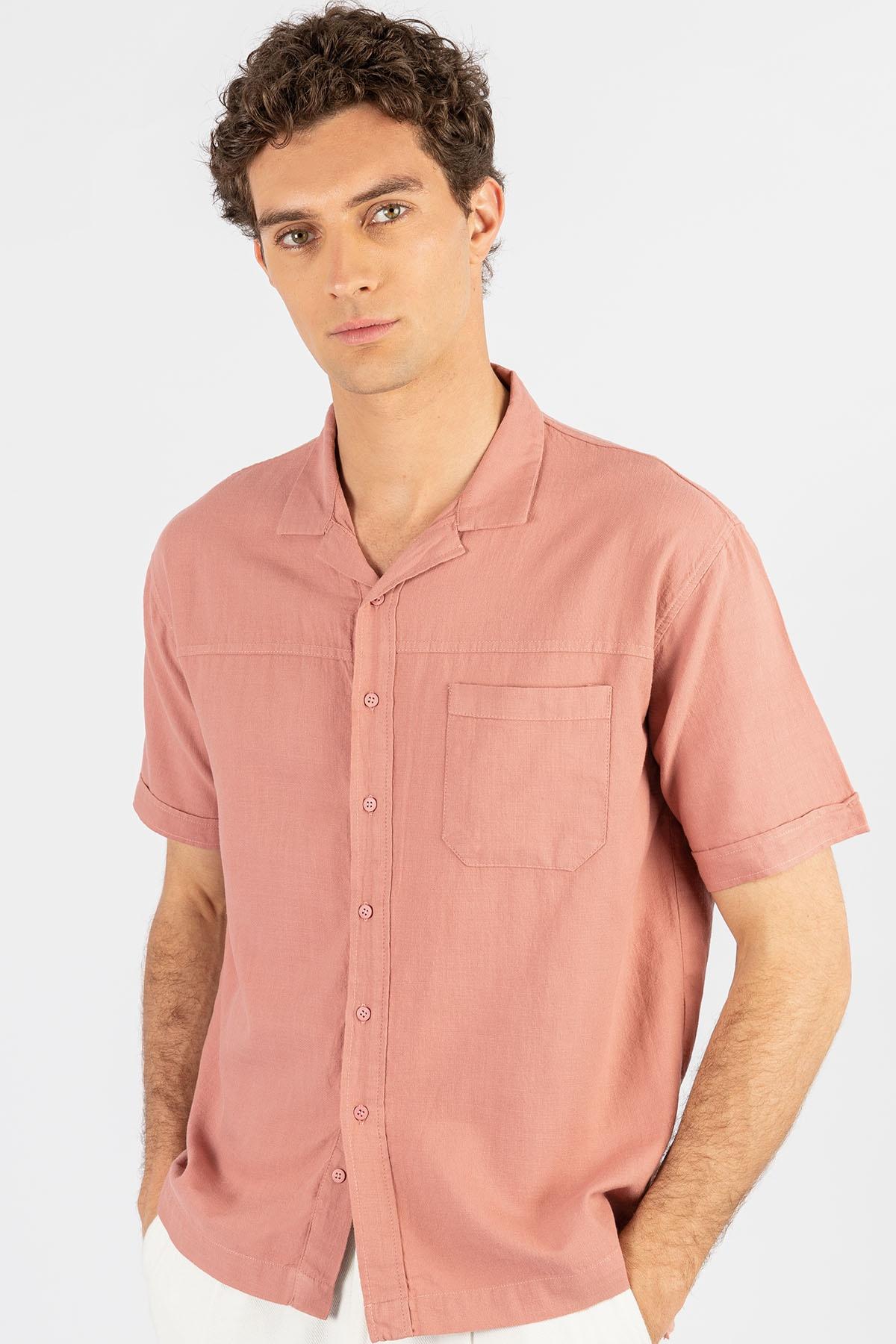 TUDORS Muška košulja puder roze