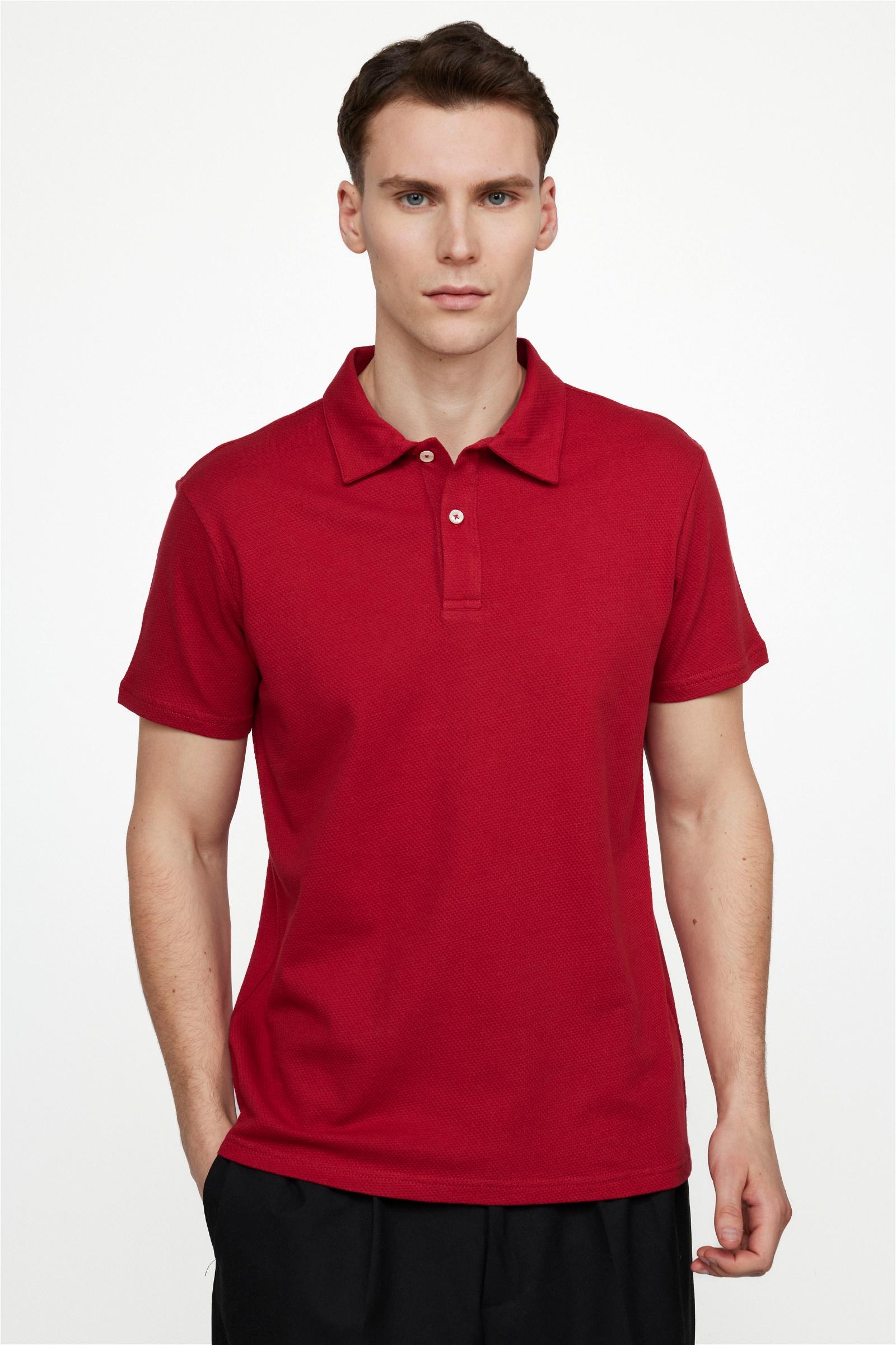 TUDORS Muška majica Slim fit crvena