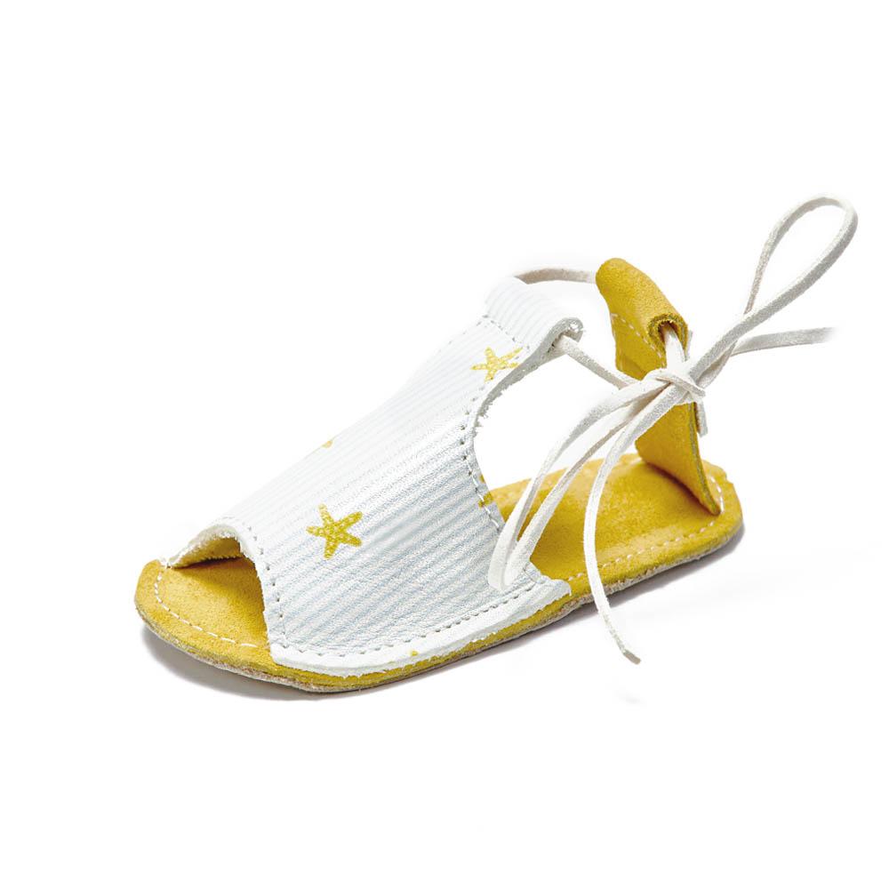 Selected image for Loli sandalice za bebe žute na zvezdice