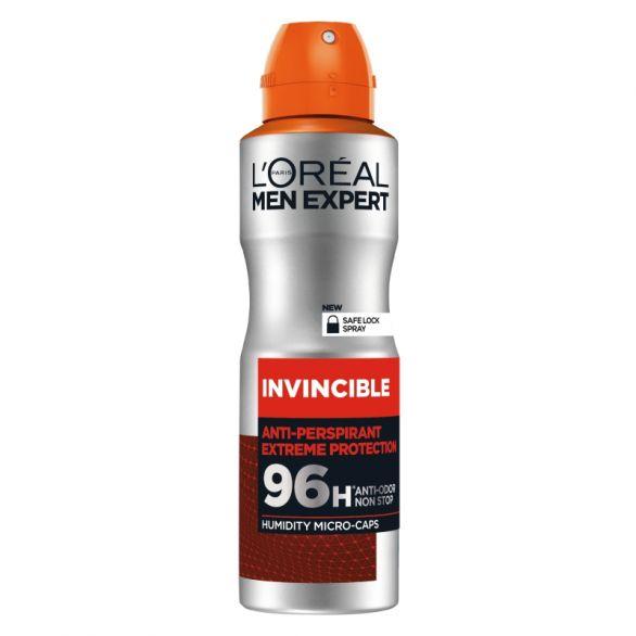 L'OREAL PARIS Muški dezodorans u spreju Men Expert Invincible 150 ml