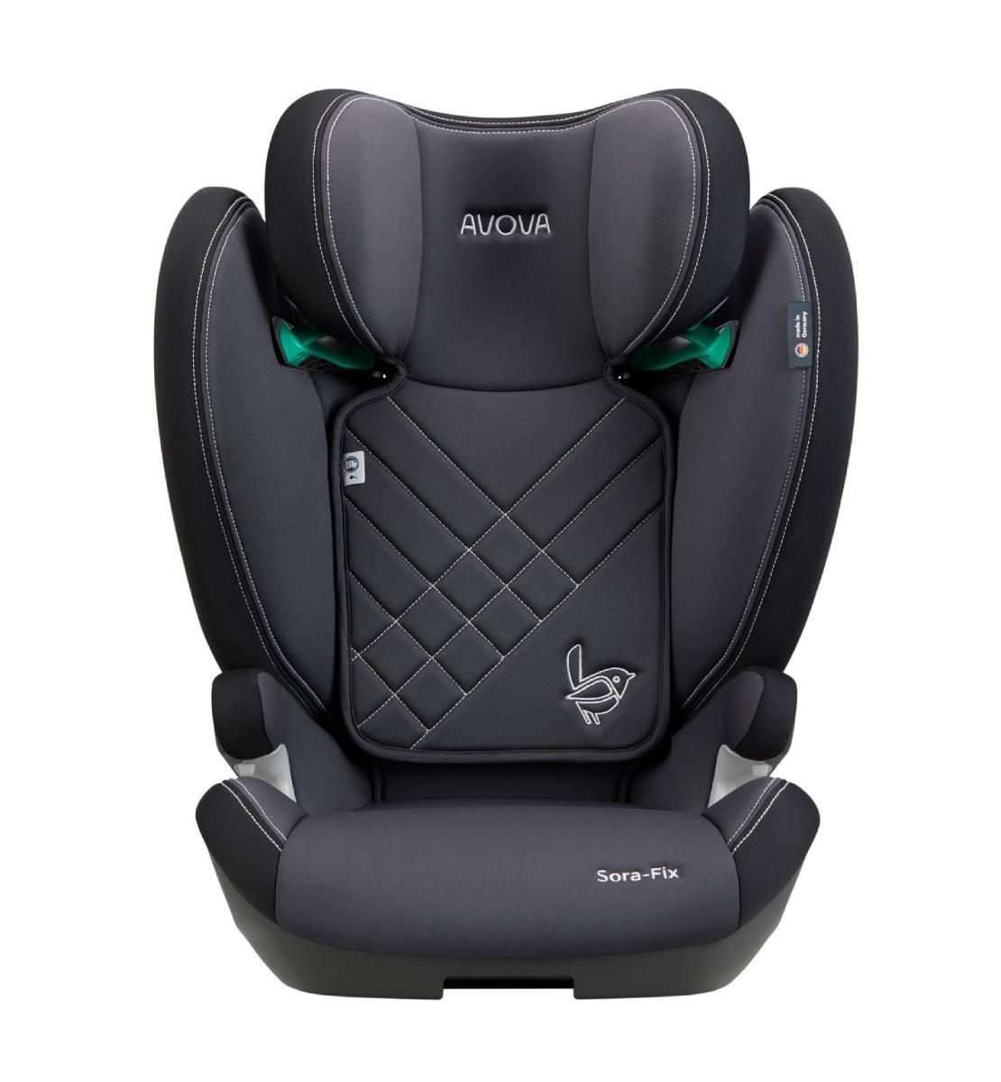 Avova Auto sedište Sora Fix, 100-150 cm, Sivo