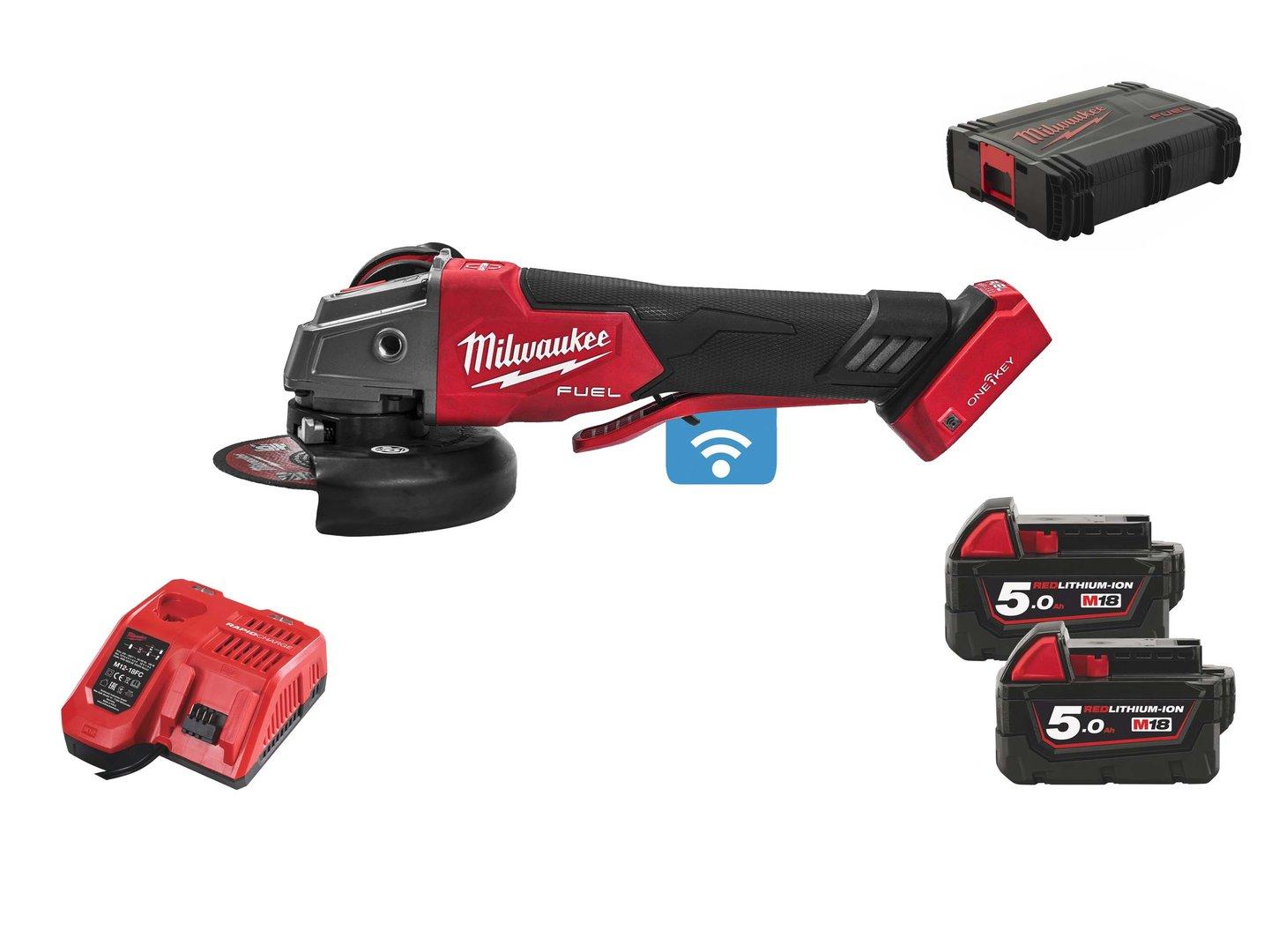 MILWAUKEE M18ONEFSAG125-5 Aku brusilica 125mm 5Ah