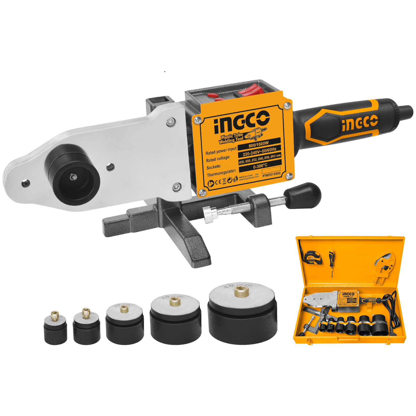 INGCO Električna varilica za PVC cevi PTWT215002
